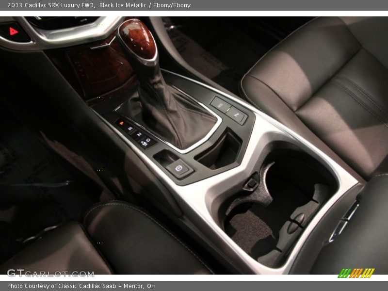 Black Ice Metallic / Ebony/Ebony 2013 Cadillac SRX Luxury FWD