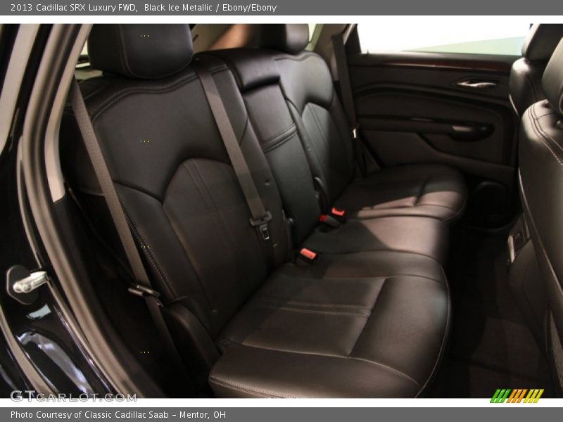 Black Ice Metallic / Ebony/Ebony 2013 Cadillac SRX Luxury FWD