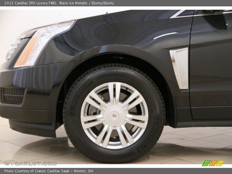 Black Ice Metallic / Ebony/Ebony 2013 Cadillac SRX Luxury FWD