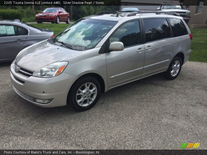 Silver Shadow Pearl / Stone 2005 Toyota Sienna XLE Limited AWD