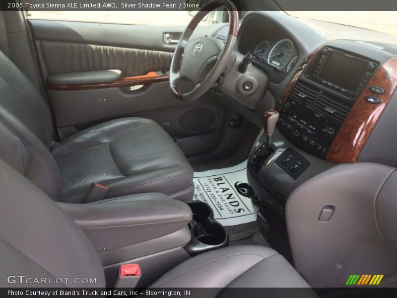 Silver Shadow Pearl / Stone 2005 Toyota Sienna XLE Limited AWD