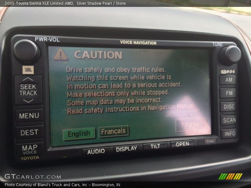 Silver Shadow Pearl / Stone 2005 Toyota Sienna XLE Limited AWD