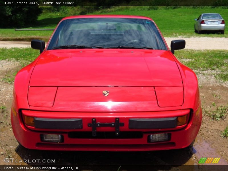 Guards Red / Black 1987 Porsche 944 S