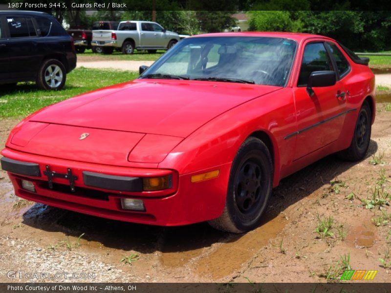 Guards Red / Black 1987 Porsche 944 S