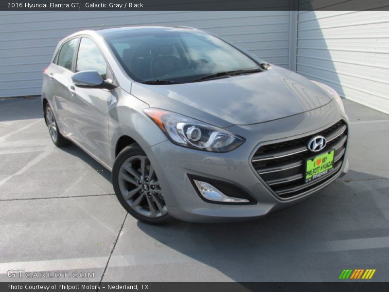 Galactic Gray / Black 2016 Hyundai Elantra GT