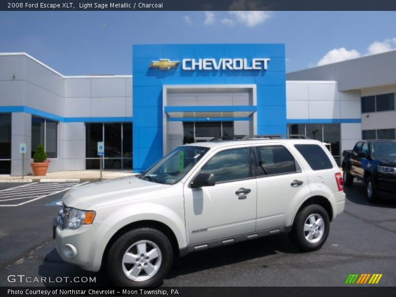 Light Sage Metallic / Charcoal 2008 Ford Escape XLT