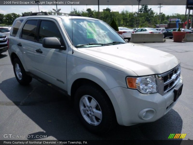 Light Sage Metallic / Charcoal 2008 Ford Escape XLT