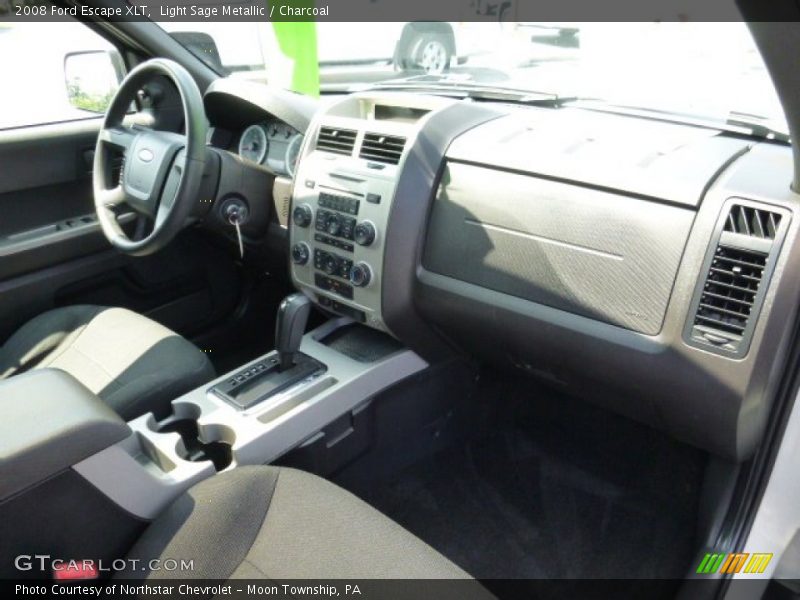 Light Sage Metallic / Charcoal 2008 Ford Escape XLT