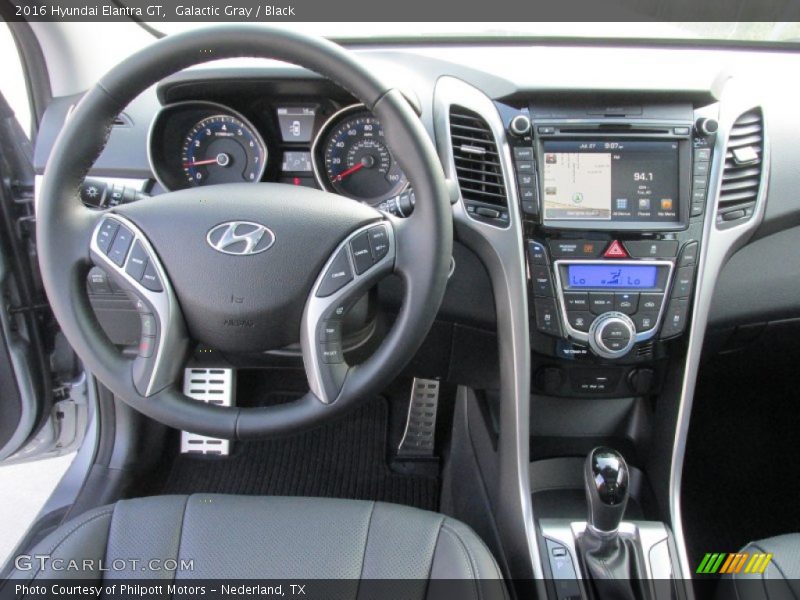 Galactic Gray / Black 2016 Hyundai Elantra GT