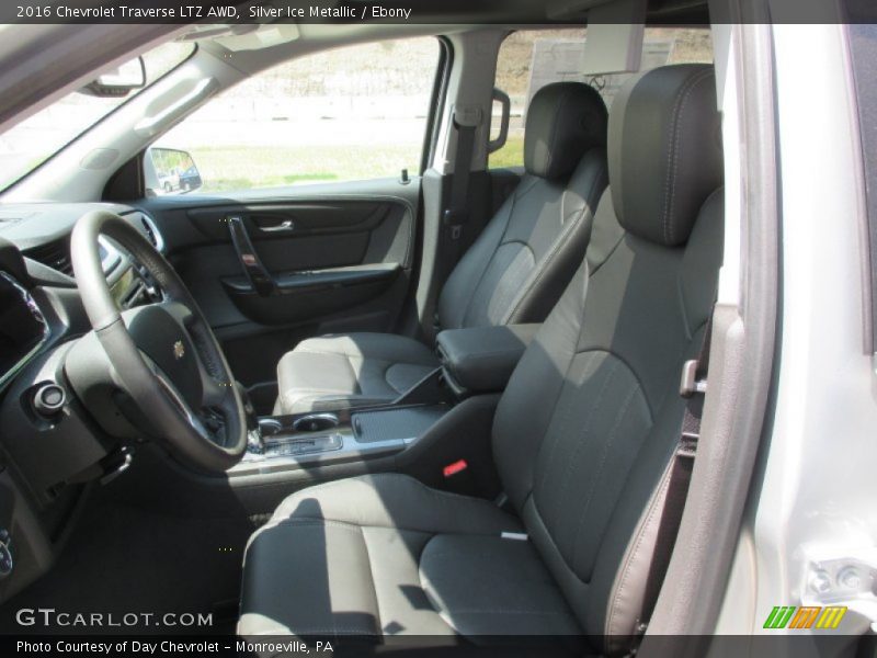 Silver Ice Metallic / Ebony 2016 Chevrolet Traverse LTZ AWD
