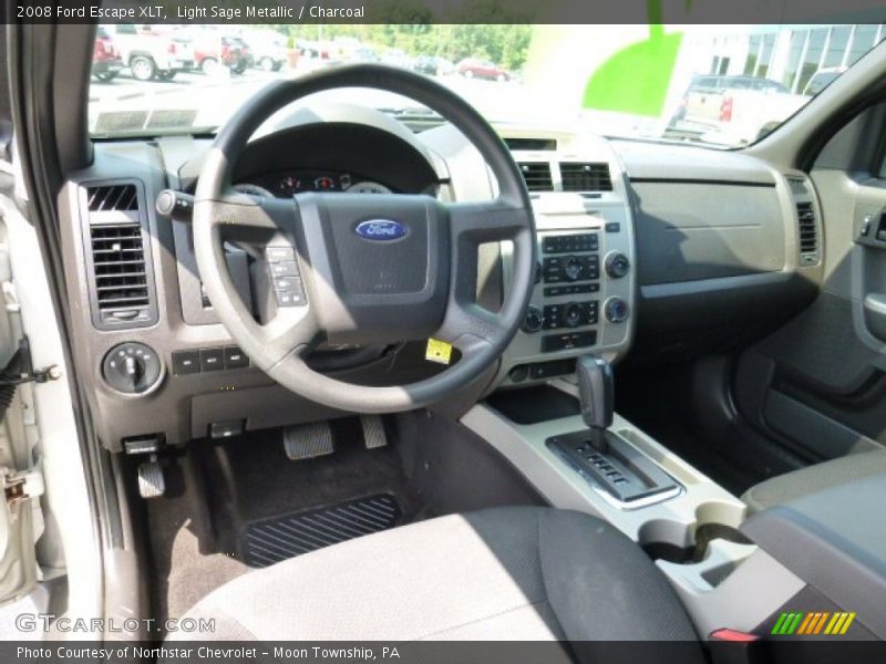 Light Sage Metallic / Charcoal 2008 Ford Escape XLT