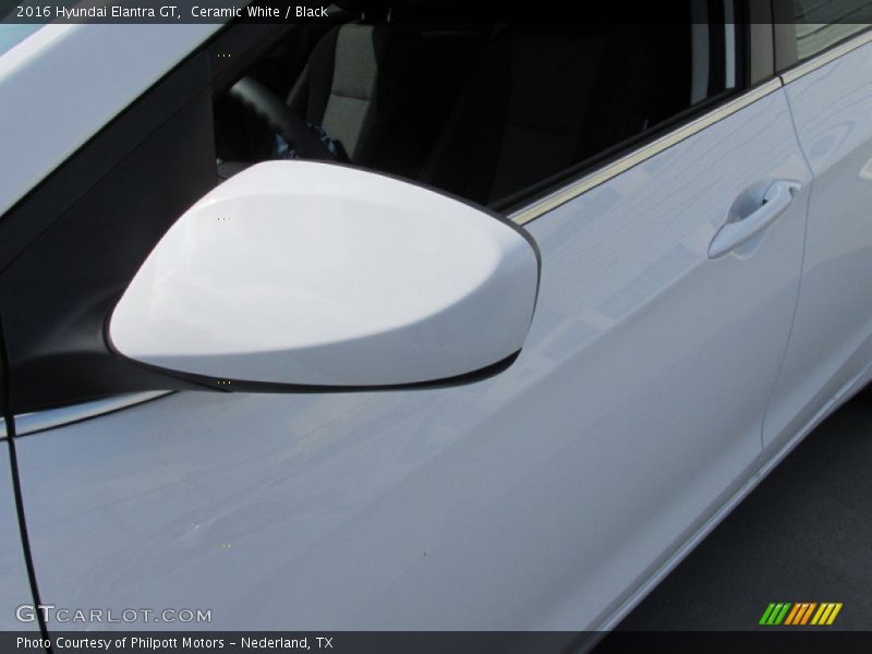 Ceramic White / Black 2016 Hyundai Elantra GT