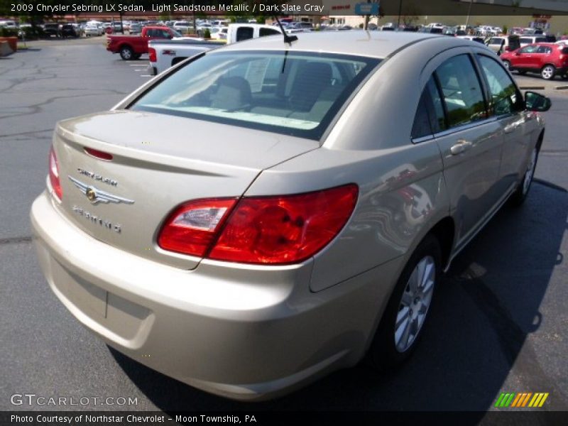 Light Sandstone Metallic / Dark Slate Gray 2009 Chrysler Sebring LX Sedan