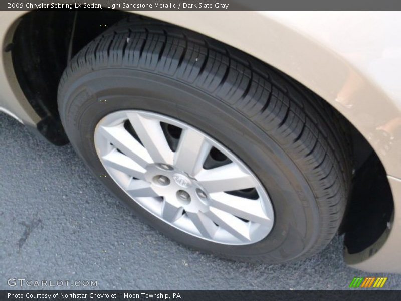 Light Sandstone Metallic / Dark Slate Gray 2009 Chrysler Sebring LX Sedan
