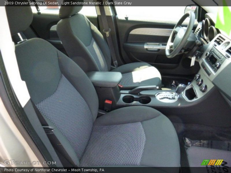 Light Sandstone Metallic / Dark Slate Gray 2009 Chrysler Sebring LX Sedan
