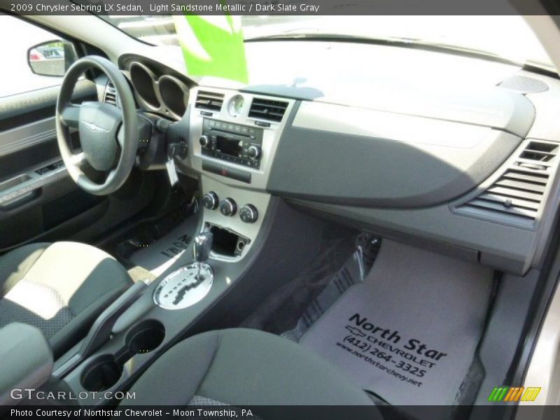 Light Sandstone Metallic / Dark Slate Gray 2009 Chrysler Sebring LX Sedan