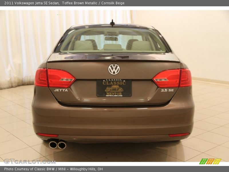 Toffee Brown Metallic / Cornsilk Beige 2011 Volkswagen Jetta SE Sedan