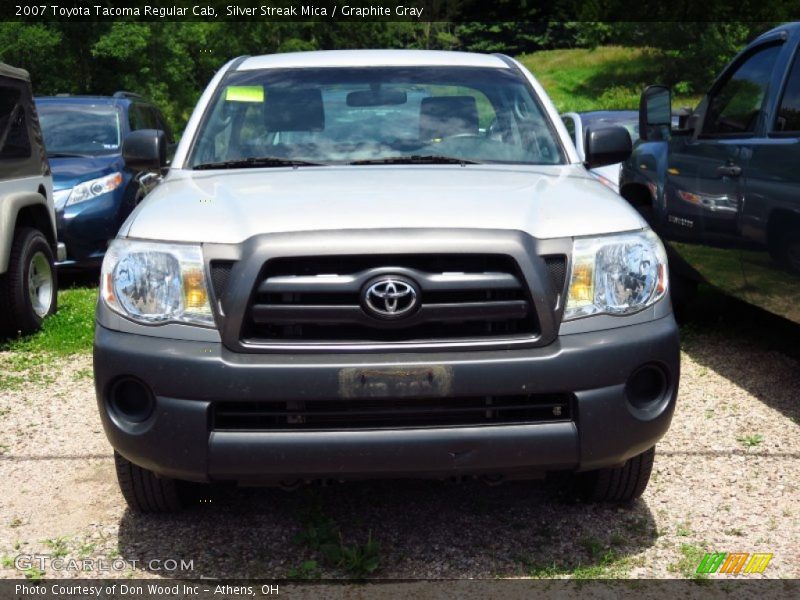 Silver Streak Mica / Graphite Gray 2007 Toyota Tacoma Regular Cab
