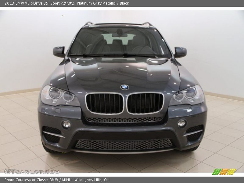 Platinum Gray Metallic / Black 2013 BMW X5 xDrive 35i Sport Activity