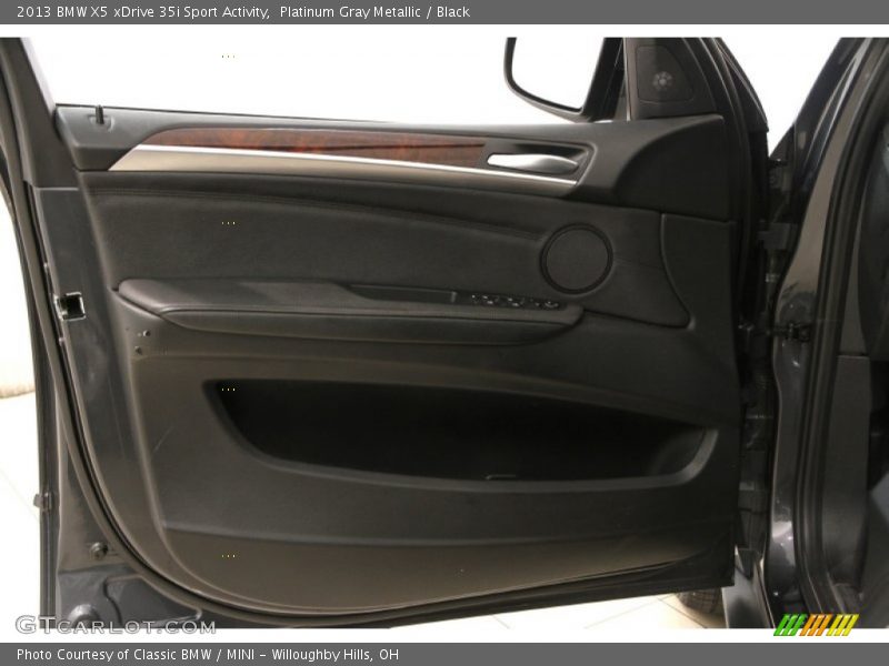 Platinum Gray Metallic / Black 2013 BMW X5 xDrive 35i Sport Activity
