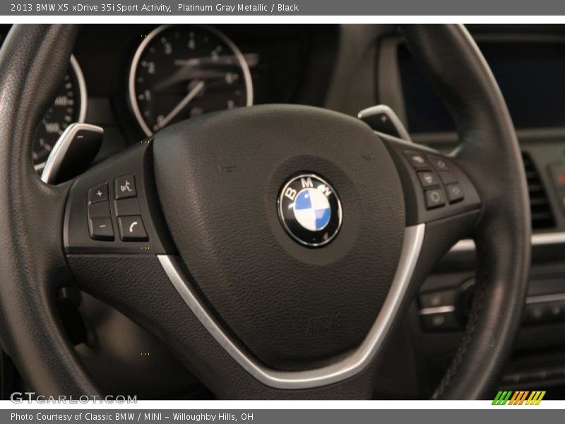 Platinum Gray Metallic / Black 2013 BMW X5 xDrive 35i Sport Activity