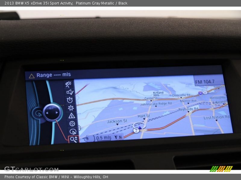 Platinum Gray Metallic / Black 2013 BMW X5 xDrive 35i Sport Activity