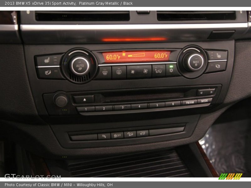 Platinum Gray Metallic / Black 2013 BMW X5 xDrive 35i Sport Activity