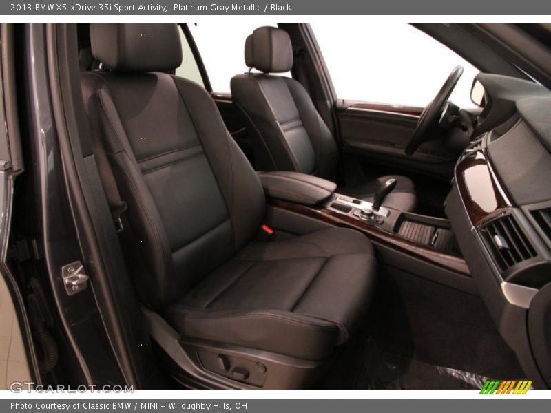 Platinum Gray Metallic / Black 2013 BMW X5 xDrive 35i Sport Activity