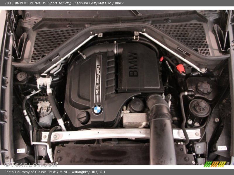 Platinum Gray Metallic / Black 2013 BMW X5 xDrive 35i Sport Activity