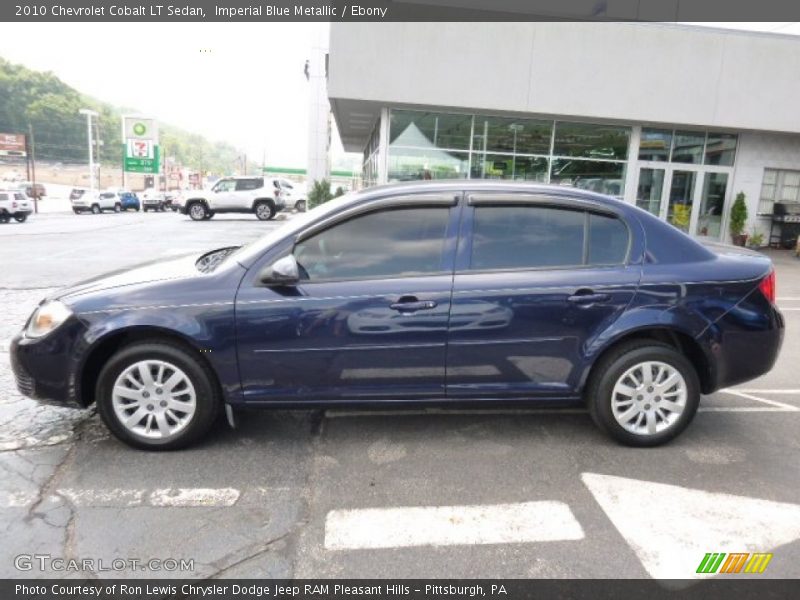 Imperial Blue Metallic / Ebony 2010 Chevrolet Cobalt LT Sedan