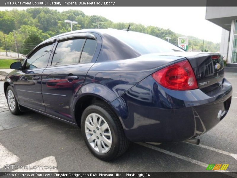 Imperial Blue Metallic / Ebony 2010 Chevrolet Cobalt LT Sedan
