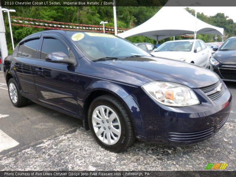 Imperial Blue Metallic / Ebony 2010 Chevrolet Cobalt LT Sedan