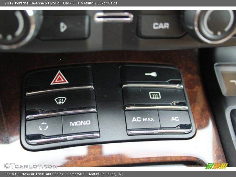 Dark Blue Metallic / Luxor Beige 2012 Porsche Cayenne S Hybrid