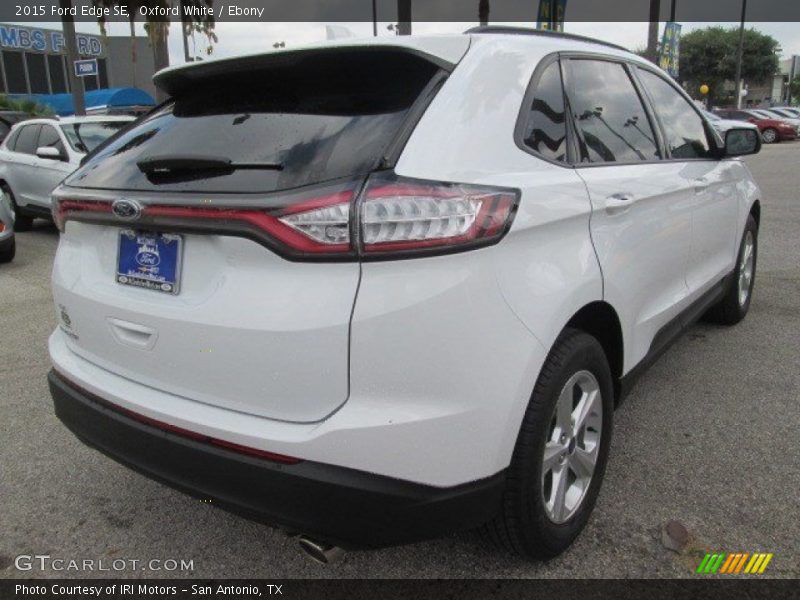 Oxford White / Ebony 2015 Ford Edge SE