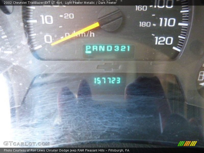 Light Pewter Metallic / Dark Pewter 2002 Chevrolet TrailBlazer EXT LT 4x4