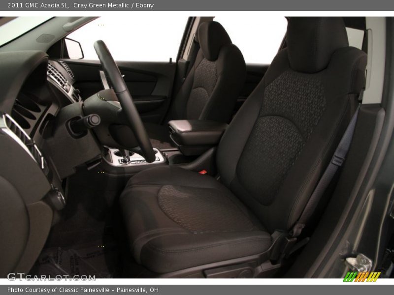Gray Green Metallic / Ebony 2011 GMC Acadia SL