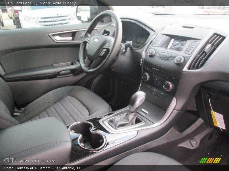 Oxford White / Ebony 2015 Ford Edge SE
