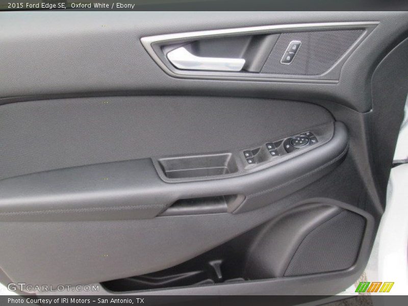 Oxford White / Ebony 2015 Ford Edge SE