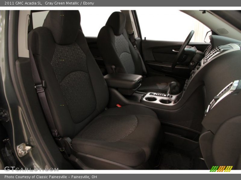 Gray Green Metallic / Ebony 2011 GMC Acadia SL