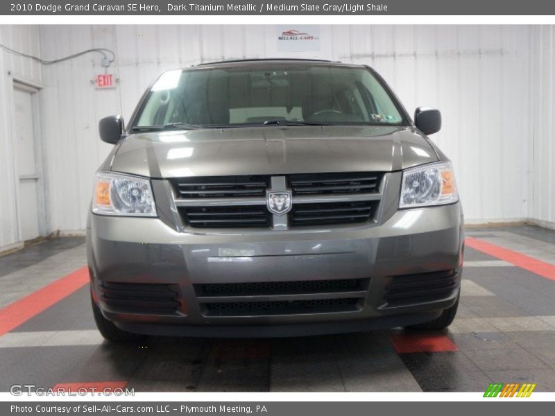 Dark Titanium Metallic / Medium Slate Gray/Light Shale 2010 Dodge Grand Caravan SE Hero