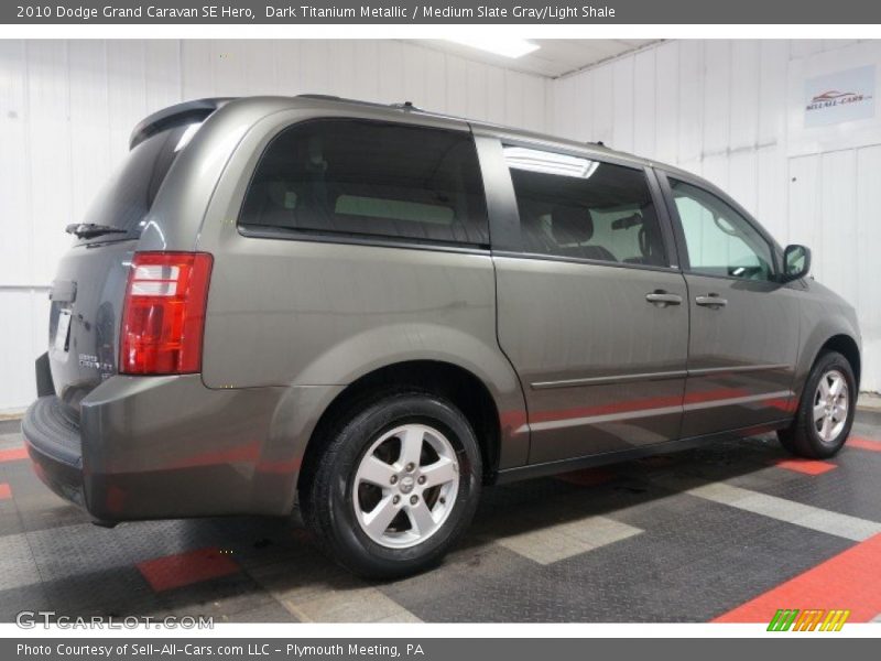 Dark Titanium Metallic / Medium Slate Gray/Light Shale 2010 Dodge Grand Caravan SE Hero