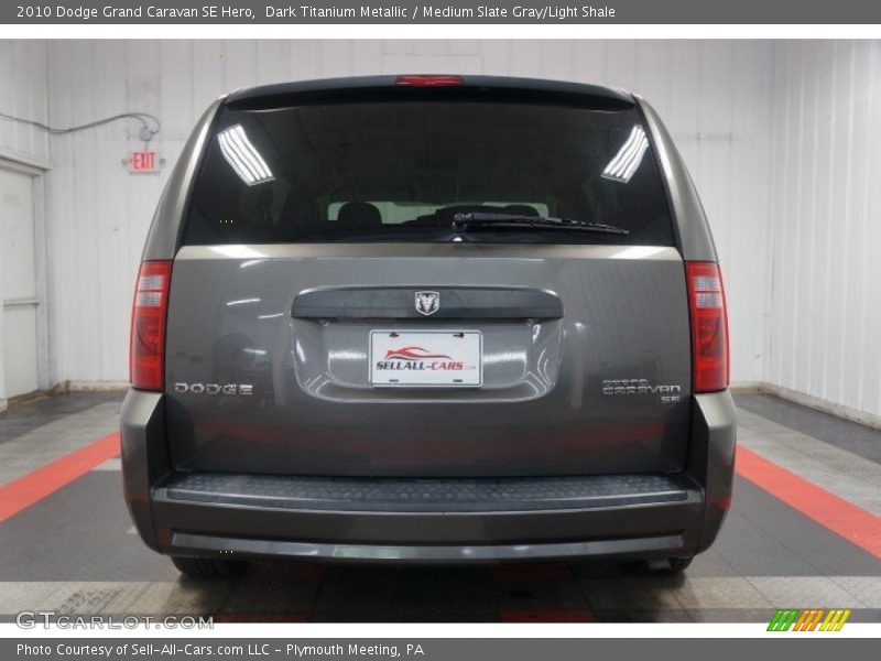 Dark Titanium Metallic / Medium Slate Gray/Light Shale 2010 Dodge Grand Caravan SE Hero