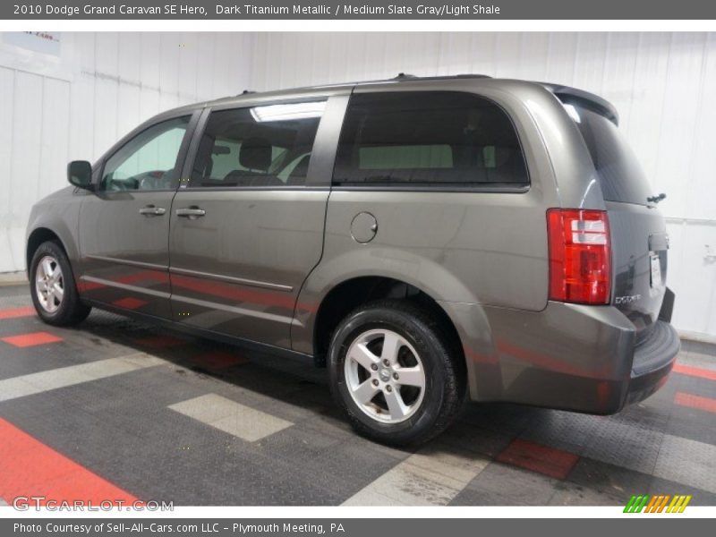 Dark Titanium Metallic / Medium Slate Gray/Light Shale 2010 Dodge Grand Caravan SE Hero
