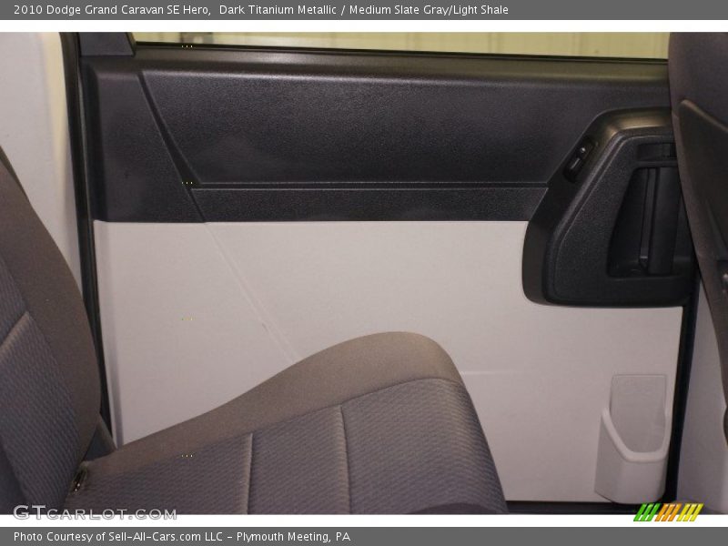 Dark Titanium Metallic / Medium Slate Gray/Light Shale 2010 Dodge Grand Caravan SE Hero