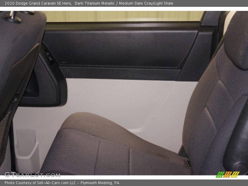 Dark Titanium Metallic / Medium Slate Gray/Light Shale 2010 Dodge Grand Caravan SE Hero