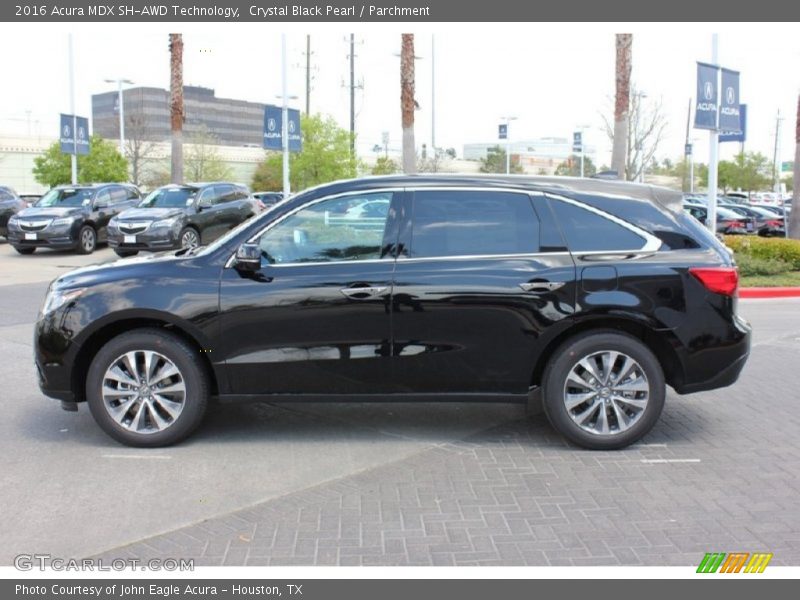 Crystal Black Pearl / Parchment 2016 Acura MDX SH-AWD Technology