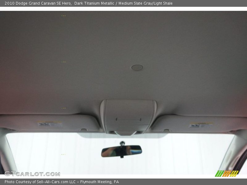 Dark Titanium Metallic / Medium Slate Gray/Light Shale 2010 Dodge Grand Caravan SE Hero