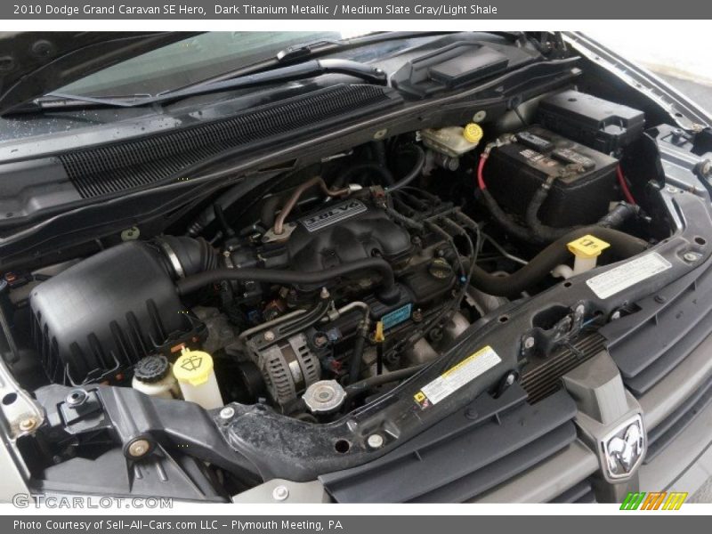 Dark Titanium Metallic / Medium Slate Gray/Light Shale 2010 Dodge Grand Caravan SE Hero