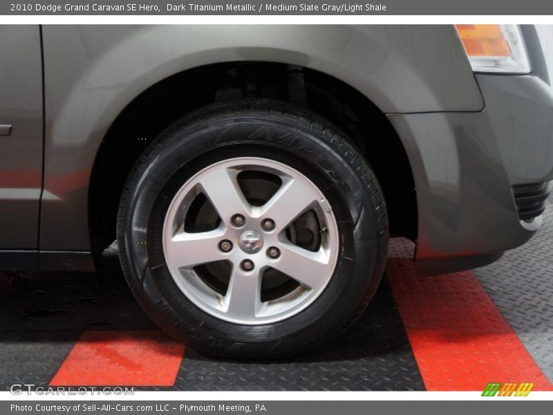 Dark Titanium Metallic / Medium Slate Gray/Light Shale 2010 Dodge Grand Caravan SE Hero
