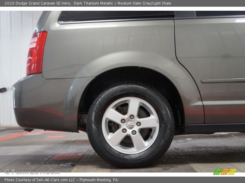 Dark Titanium Metallic / Medium Slate Gray/Light Shale 2010 Dodge Grand Caravan SE Hero